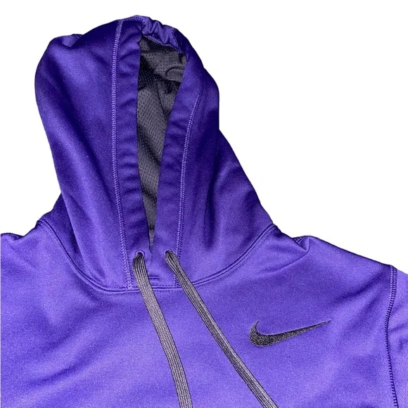 Nike Therma-Fit hoody Purple Size S with pockets - Picture 3 of 9